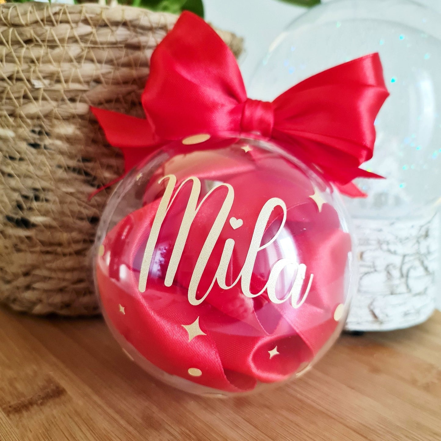 Boule de Noël ( souvenirs de la croissance de votre enfant) - Alonaly