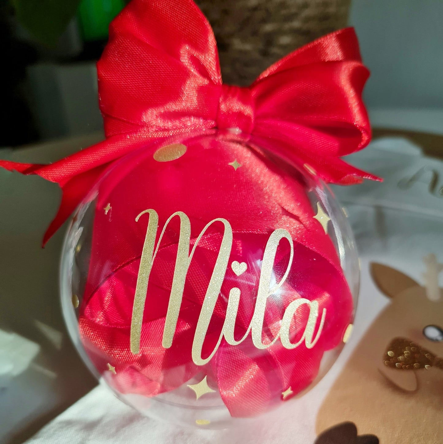 Boule de Noël ( souvenirs de la croissance de votre enfant) - Alonaly