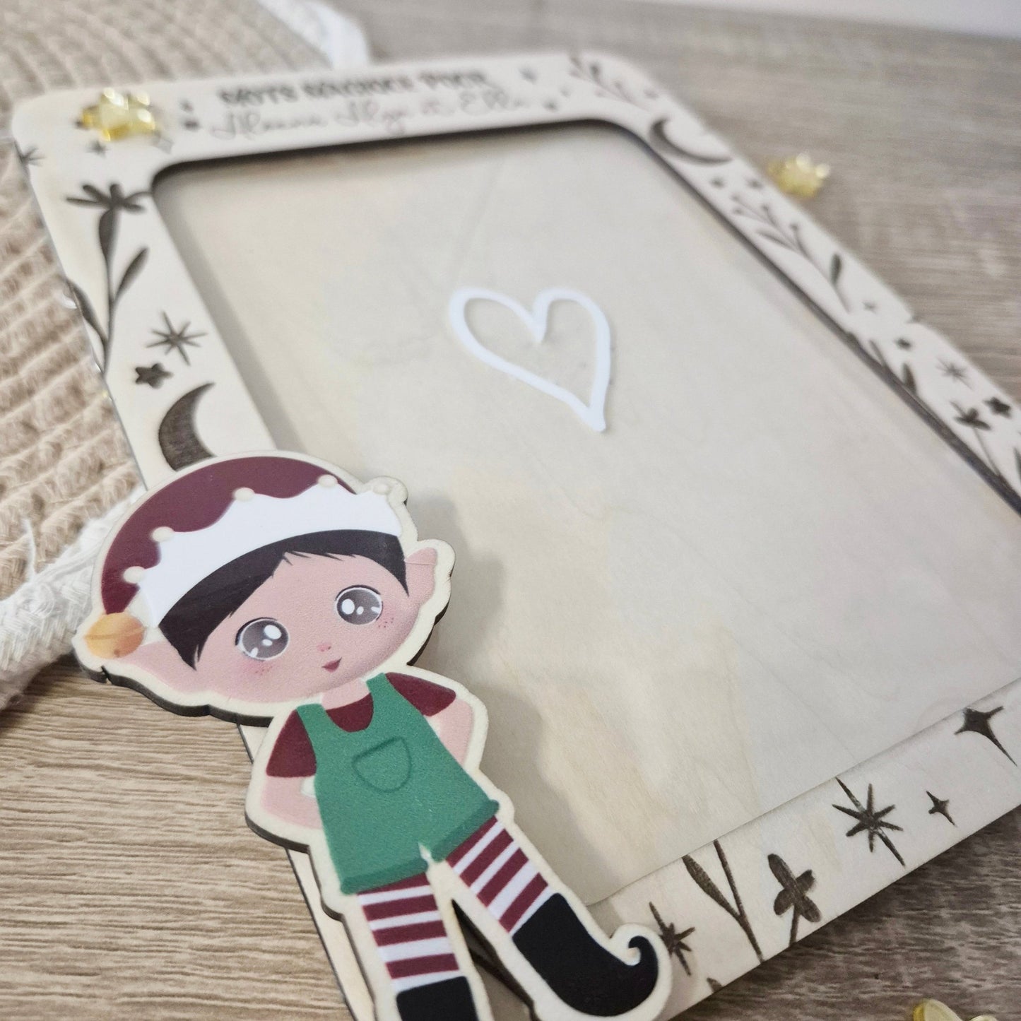 Cadre lumineux magique – Message des lutins et créatures féeriques - Alonaly