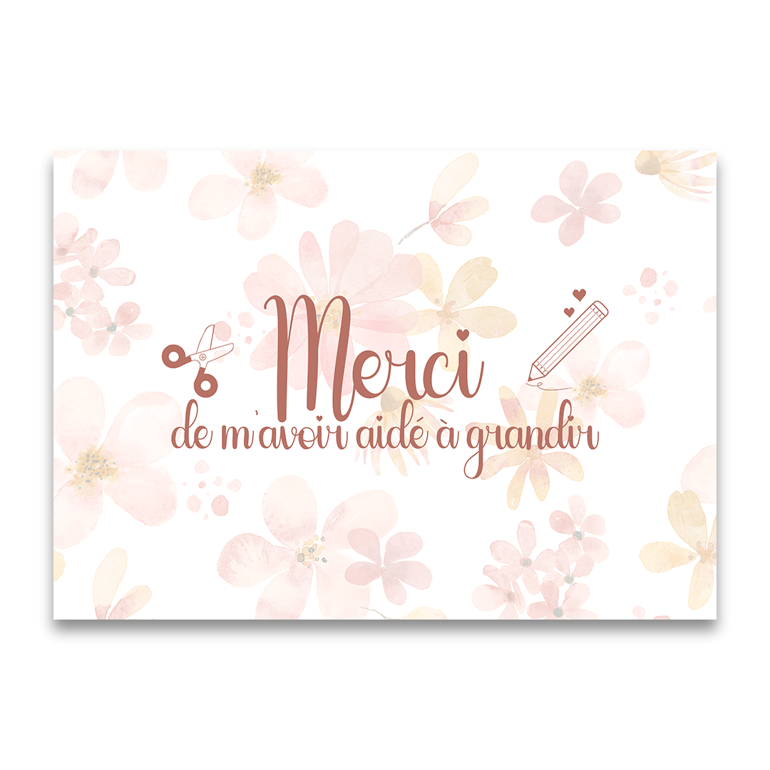 Carte à planter maîtresse/maître - Alonaly