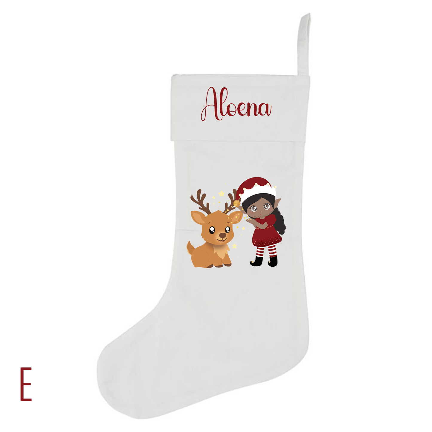 Chaussettes de Noël personnalisées avec prénom - Alonaly