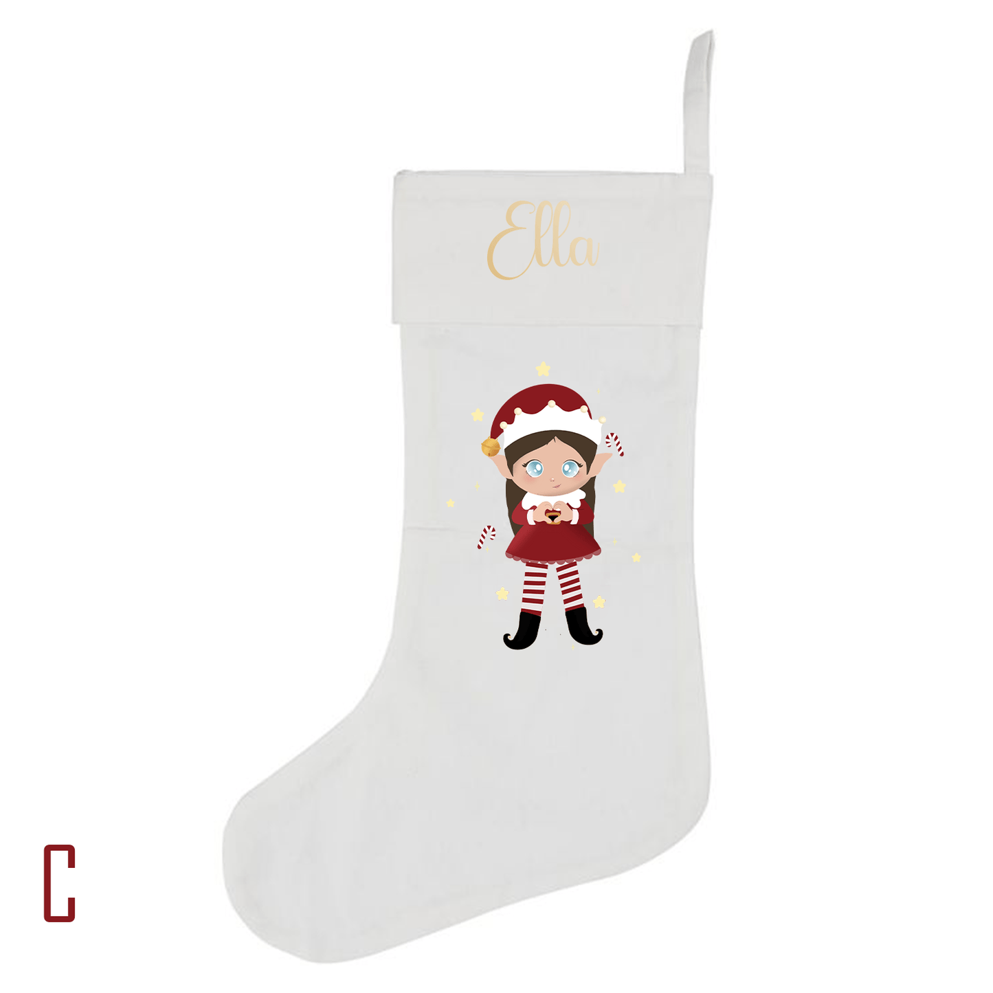 Chaussettes de Noël personnalisées avec prénom - Alonaly