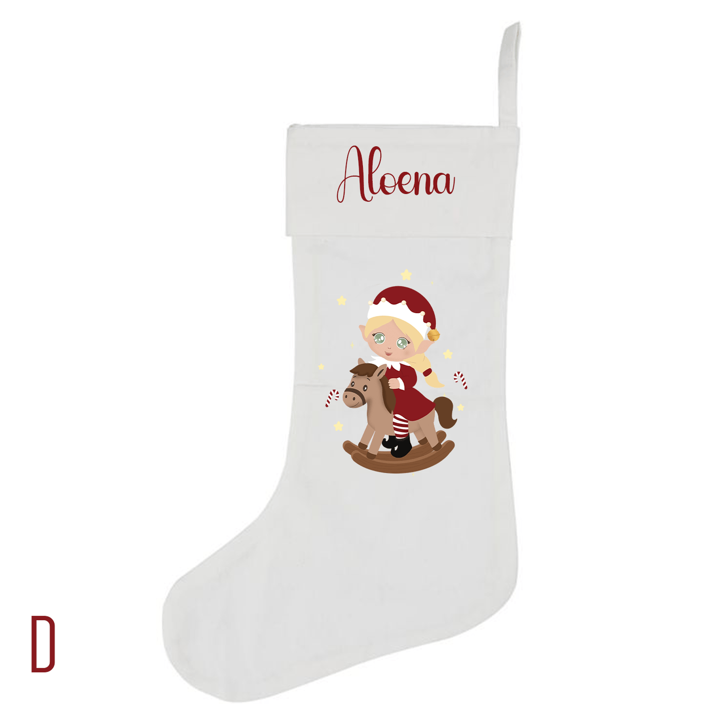Chaussettes de Noël personnalisées avec prénom - Alonaly