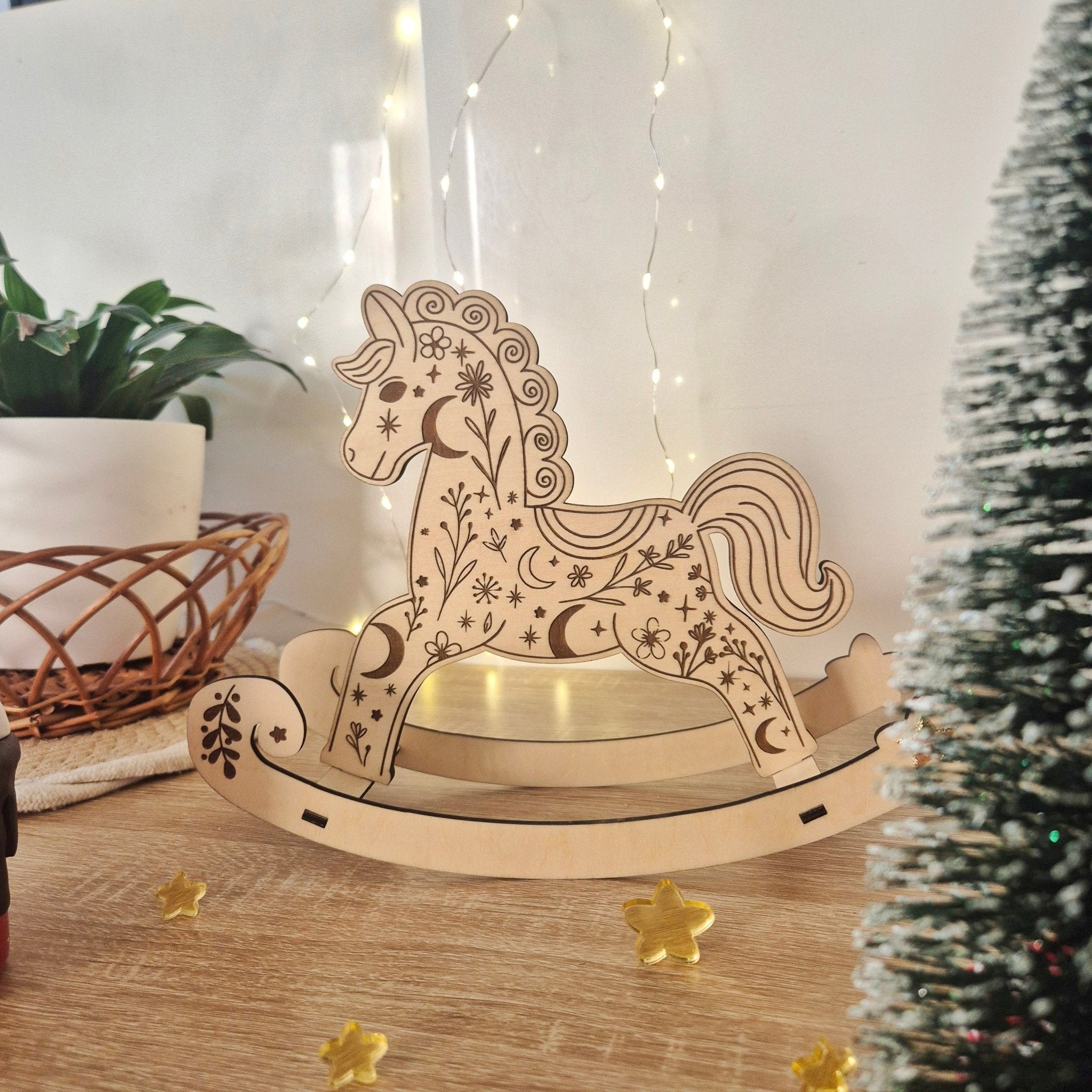Cheval à bascule pour lutins farceurs - Alonaly