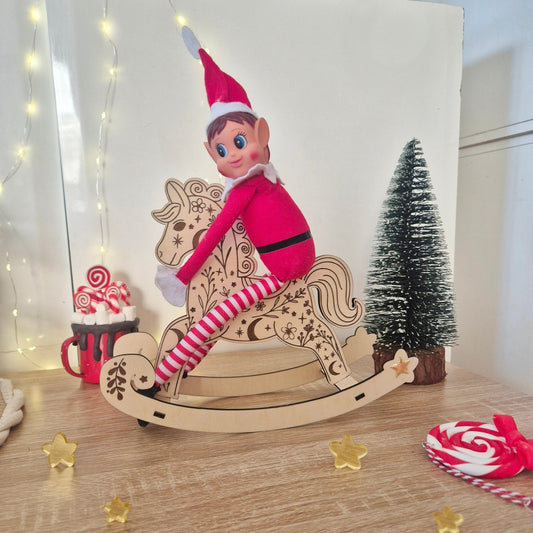 Cheval à bascule pour lutins farceurs - Alonaly