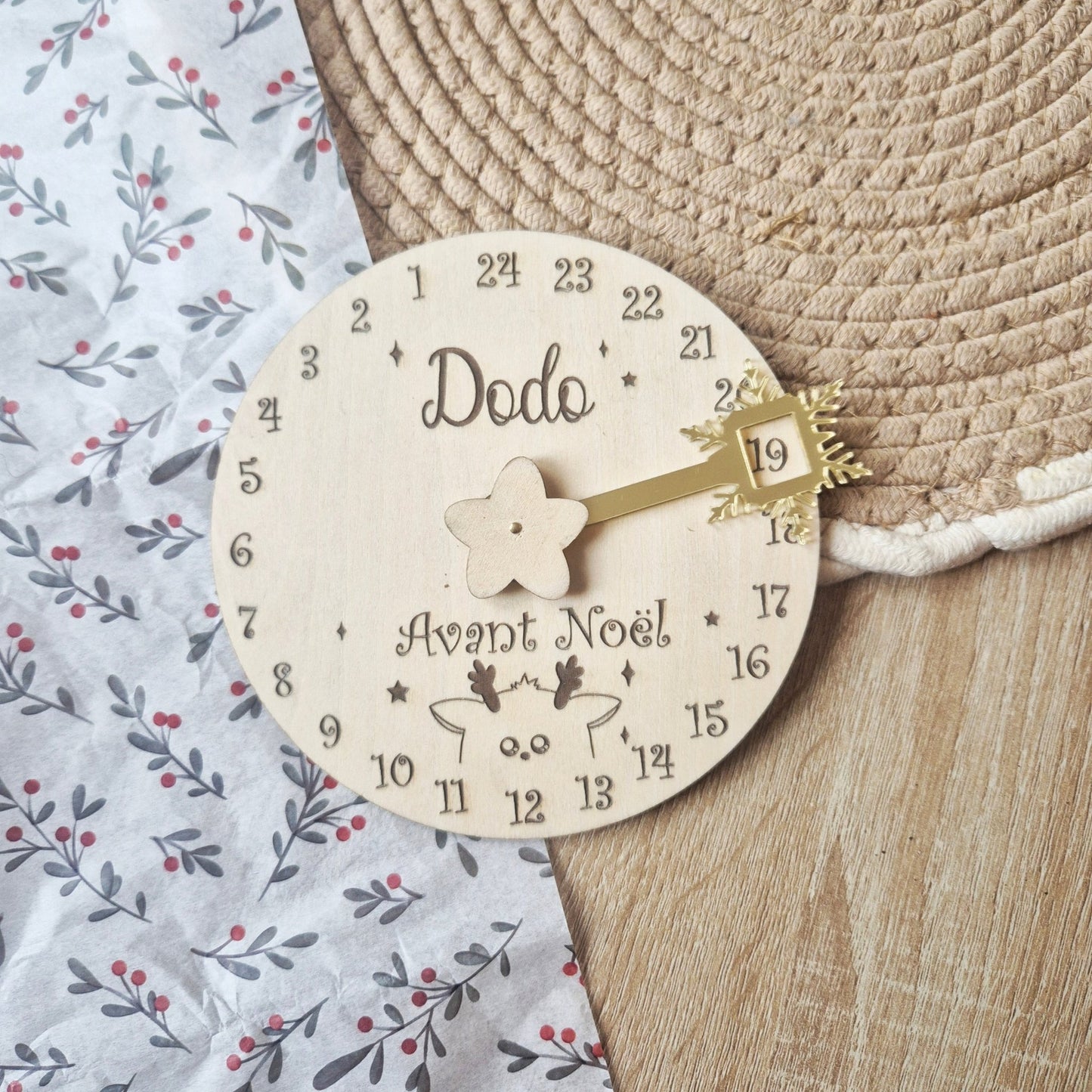 Compteur à Dodo de Noël – Décompte Magique jusqu'au 25 - Alonaly