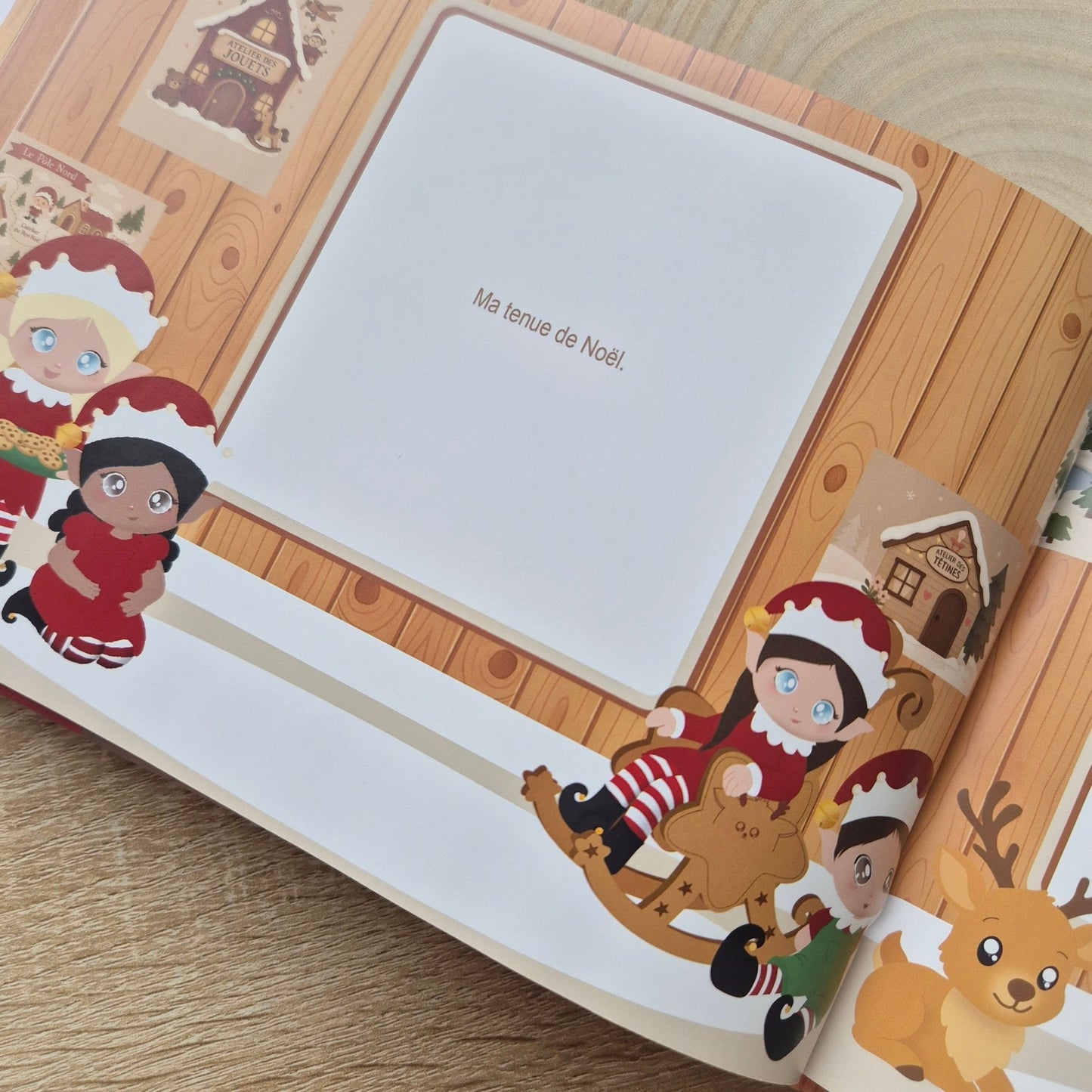 Livre souvenir de Noël avec lutins farceurs – Activités, histoires magiques et photos à remplir - Alonaly