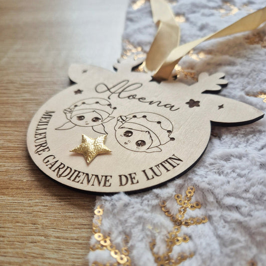 Médaille du bon gardien personnalisée – Récompense du Père Noël - Alonaly