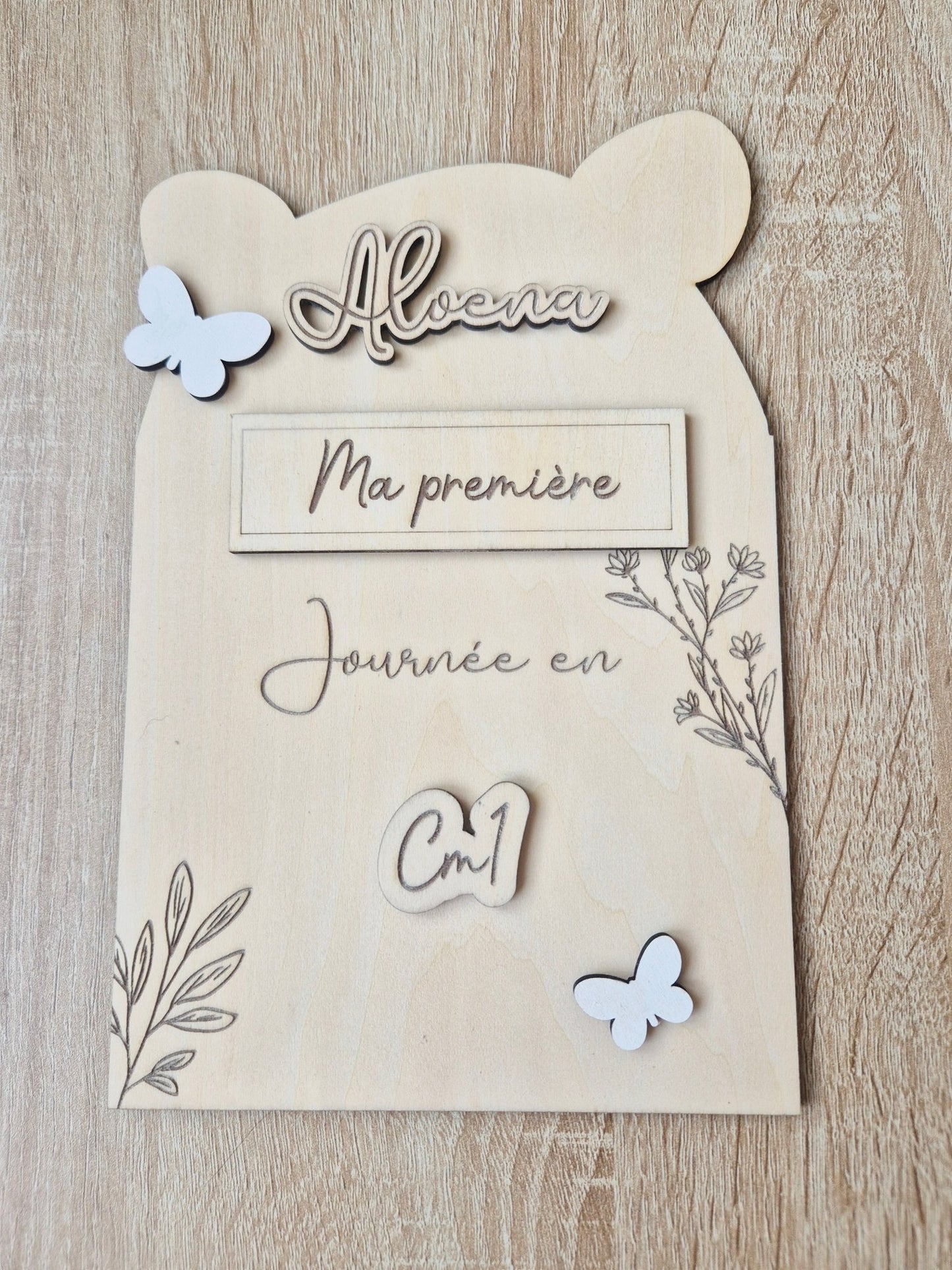 Pancarte d'école personnalisée - Alonaly