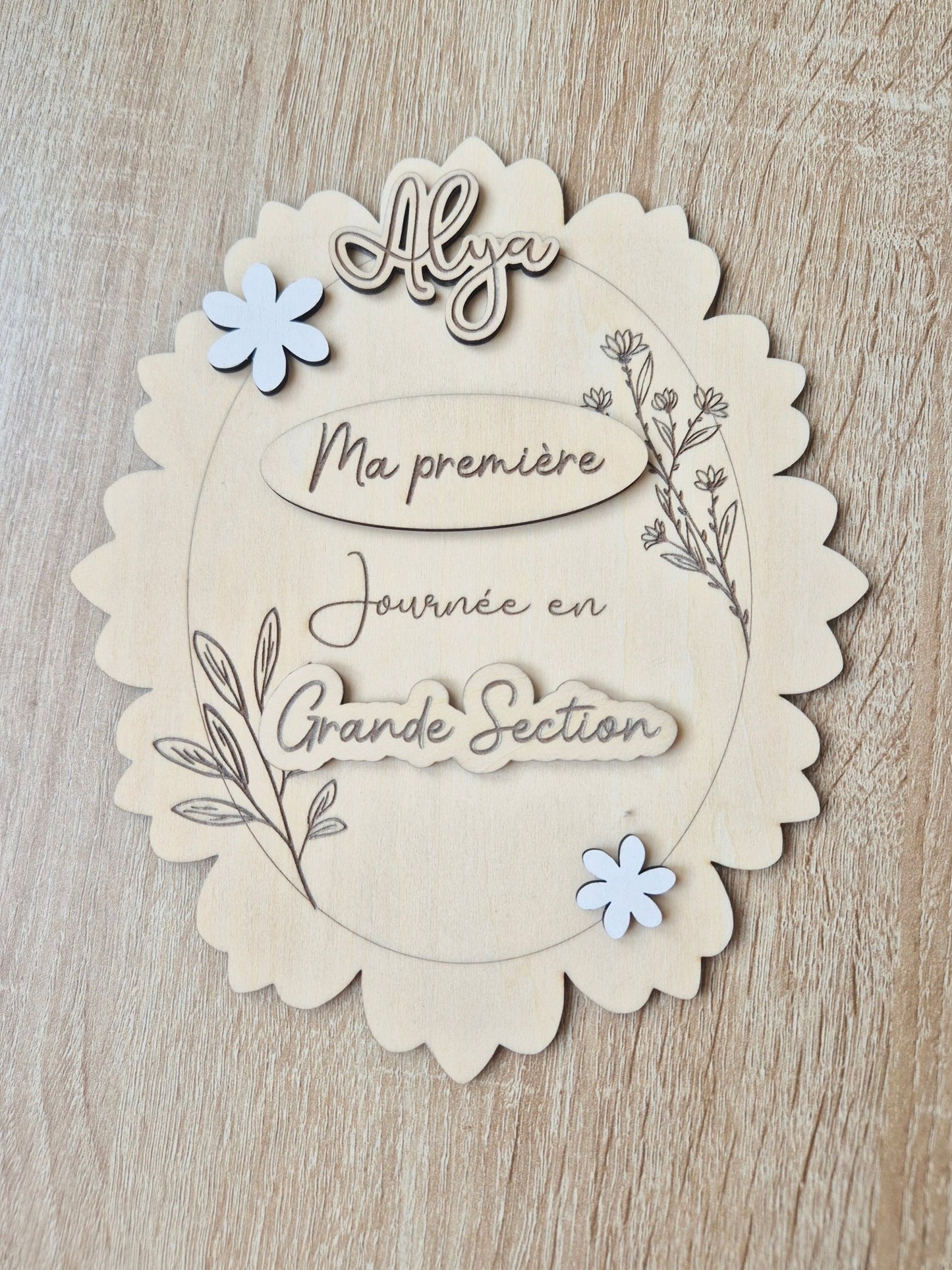 Pancarte d'école personnalisée - Alonaly