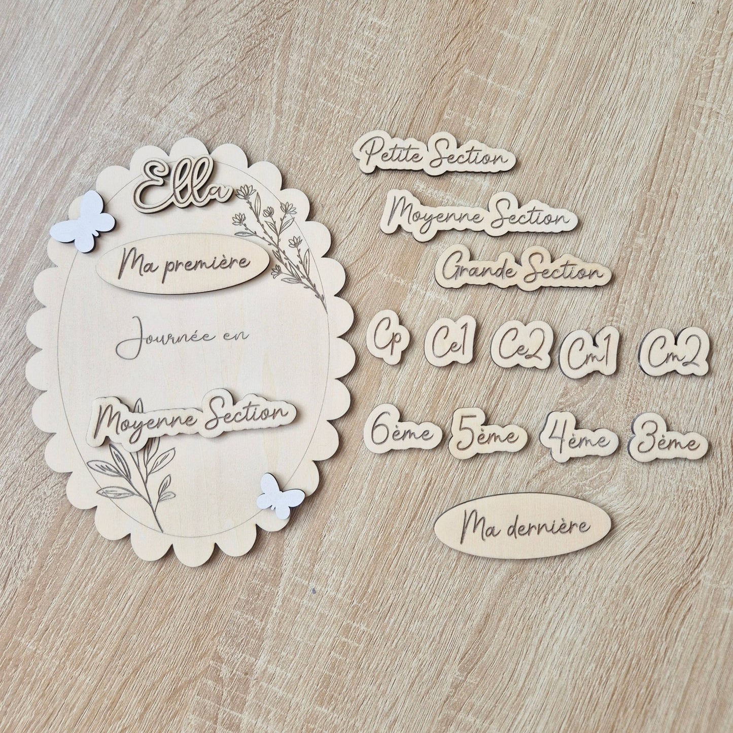Pancarte d'école personnalisée - Alonaly