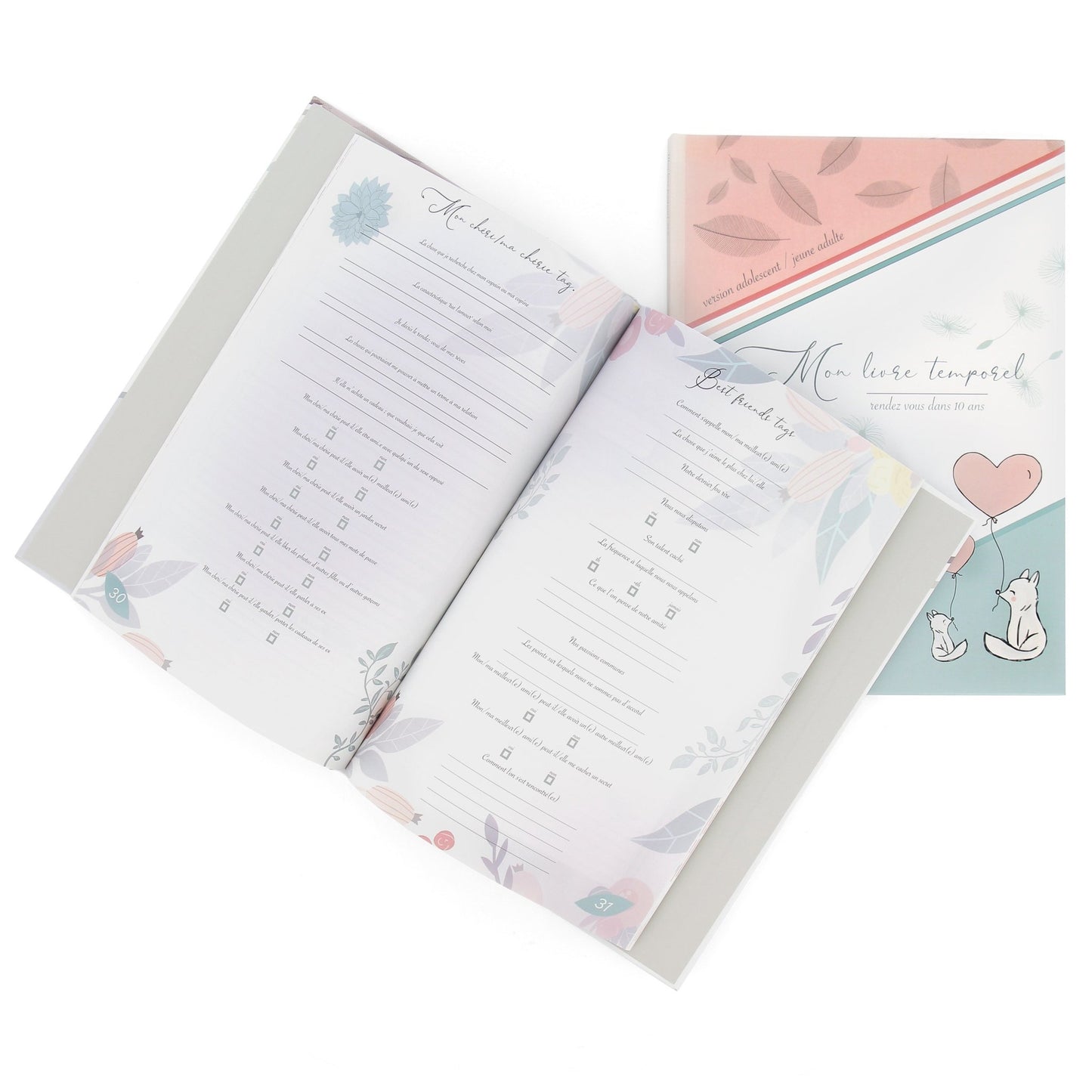Mon livre temporel version ADO/JEUNE ADULTE - Alonaly