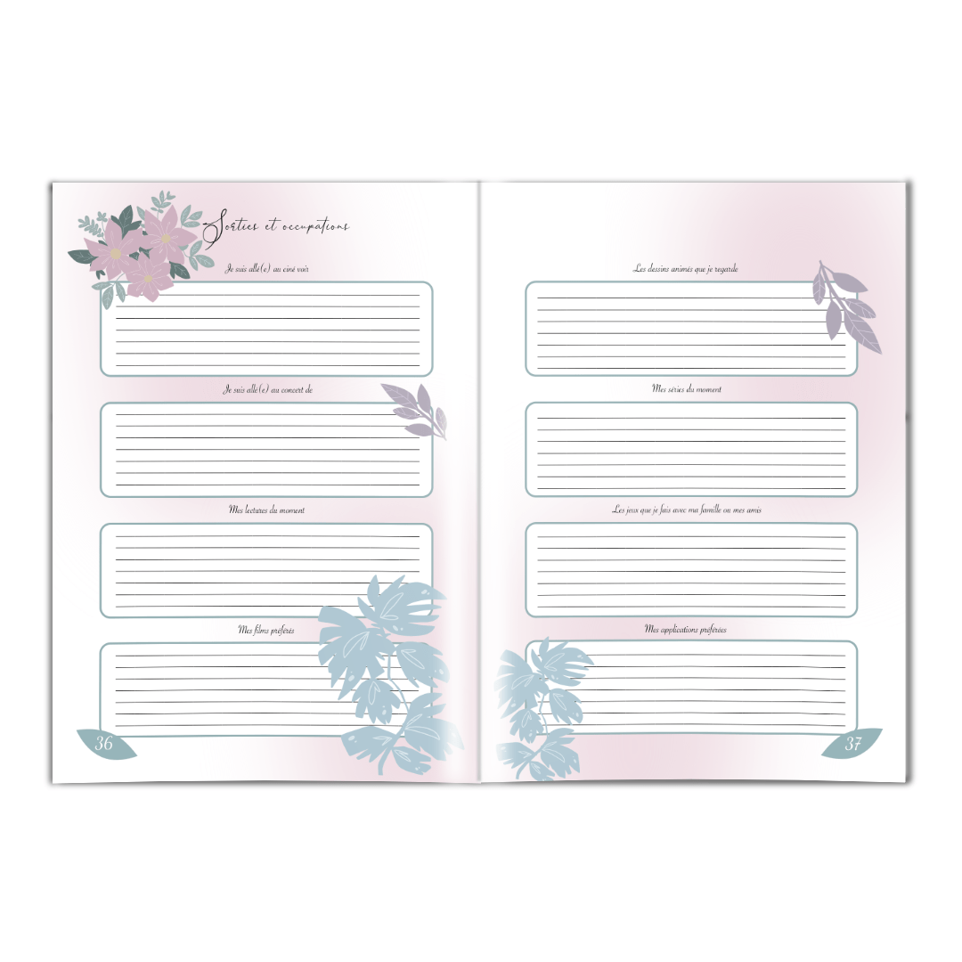 Mon livre temporel version ADULTE/PARENT - Alonaly