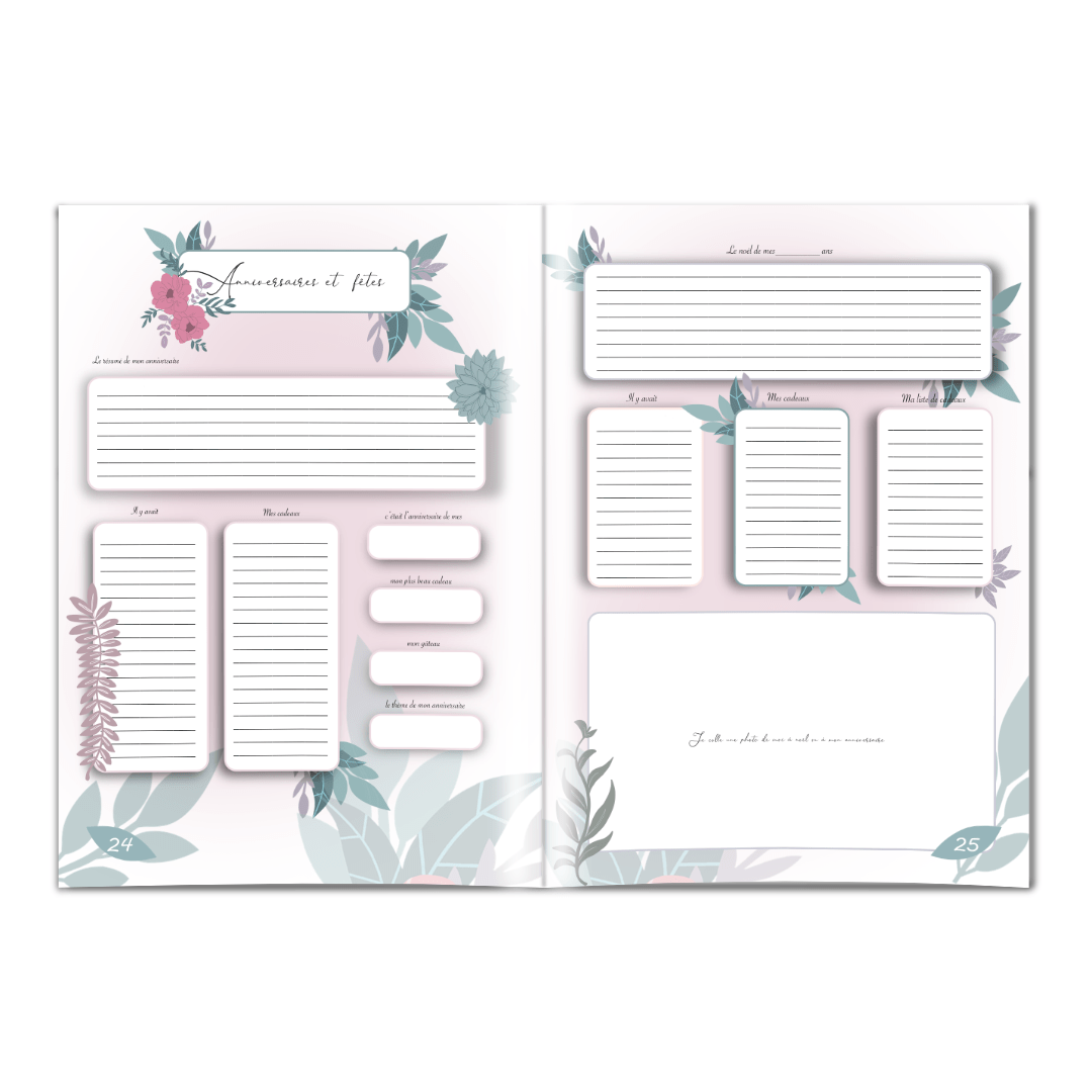Mon livre temporel version ADULTE/PARENT - Alonaly