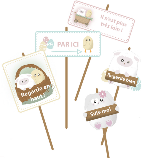 Activité chasse aux oeufs de pâques - Alonaly