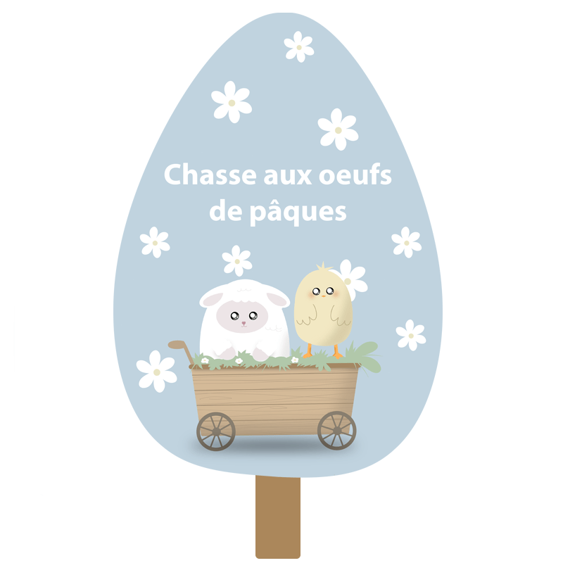 Activité chasse aux oeufs de pâques - Alonaly
