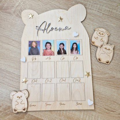 Cadre photo de classe, trombinoscope - Alonaly