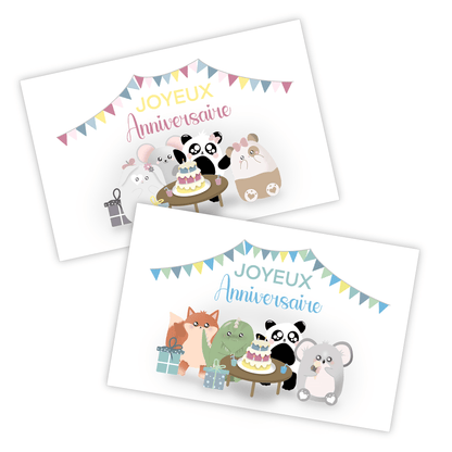 Carte à planter Joyeux Anniversaire - Alonaly