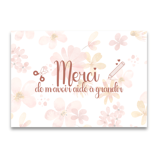 Carte à planter maîtresse/maître - Alonaly