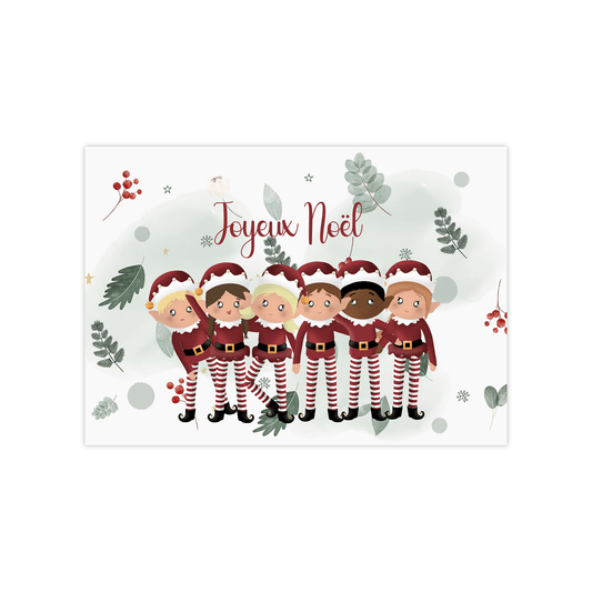 Carte à planter Noël Lutin - Alonaly
