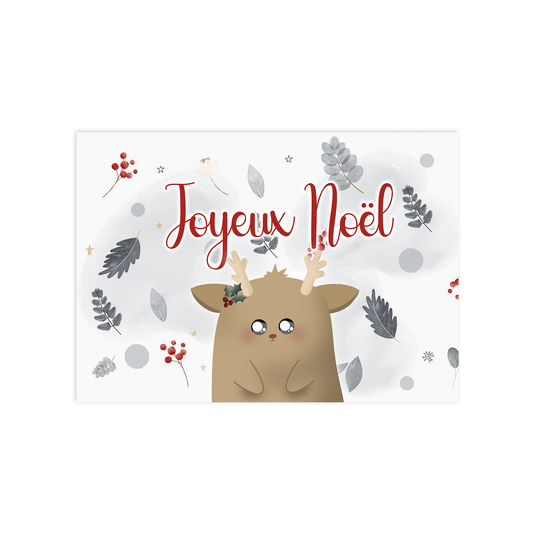 Carte à planter Noël Renne - Alonaly