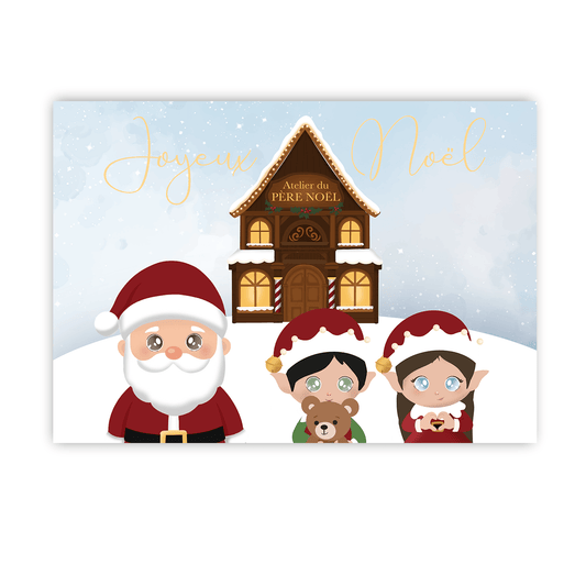 Carte de Noël à planter avec enveloppe rouge – Carte de vœux écologique - Alonaly