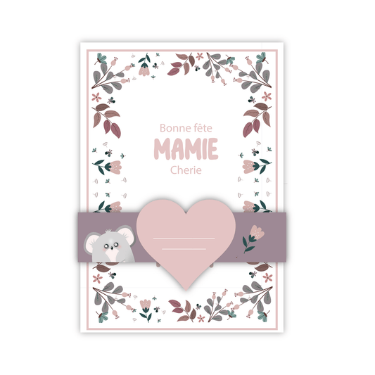 Carte fête des mamie - Alonaly