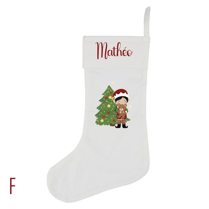 Chaussettes de Noël personnalisées avec prénom - Alonaly