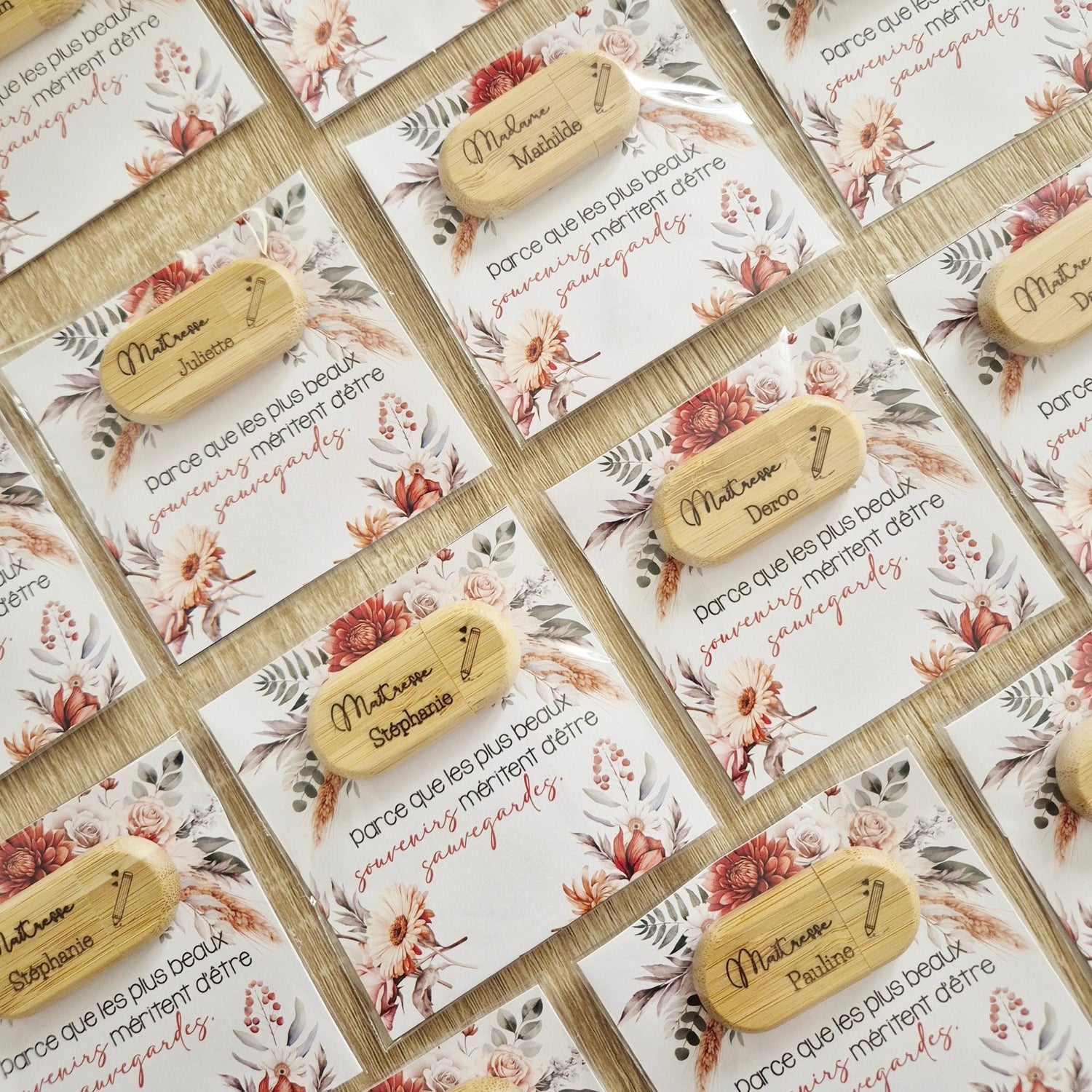 Clé USB personnalisée Cadeau Maîtresse – Souvenir unique et original - Alonaly