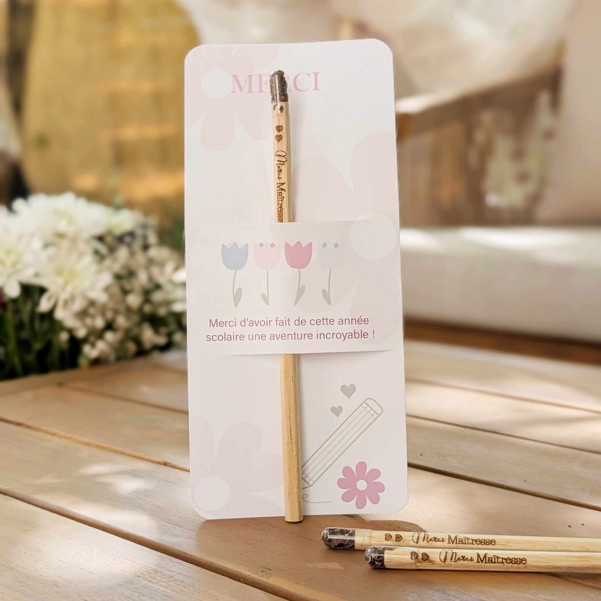 Crayon à Planter Cadeau Maîtresse – Merci pour cette Année - Alonaly