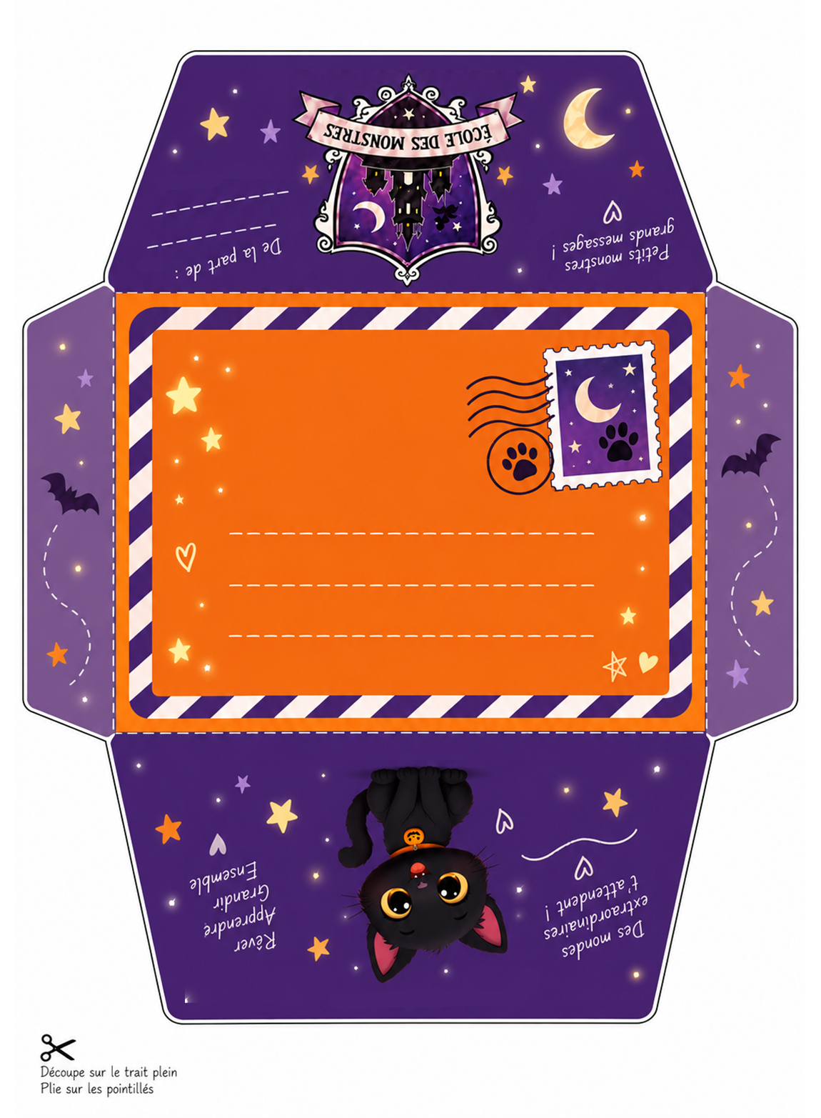 Le Courrier des Monstres – 12 jours de magie avant Halloween | PDF à imprimer
