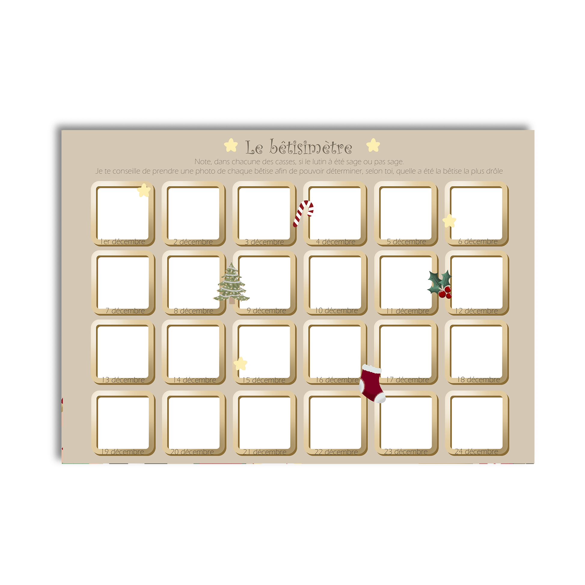 Farcesomètre de Noël - Alonaly