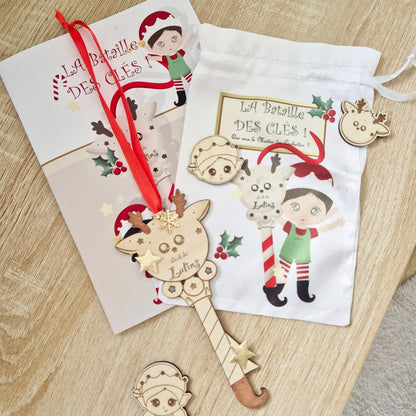 Jeu de Noël – La Bataille des Clés avec les Lutins - Alonaly