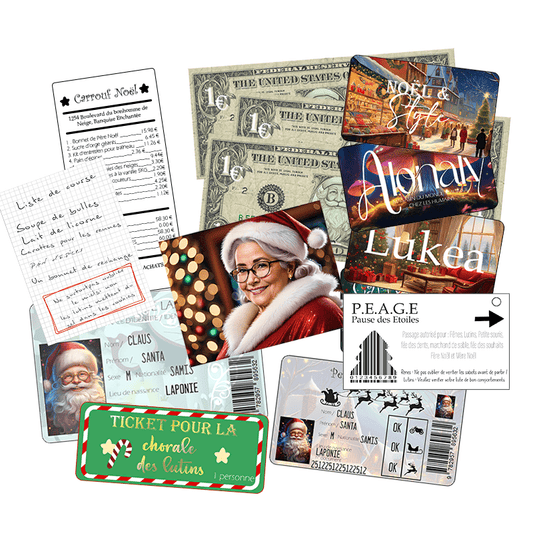 le porte - monnaie du Père Noël - Alonaly