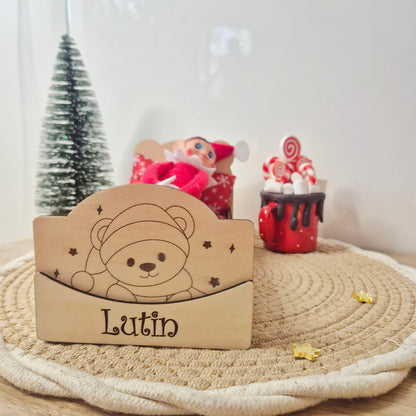 Lit pour lutins ourson – Meuble miniature LUKEA - Alonaly