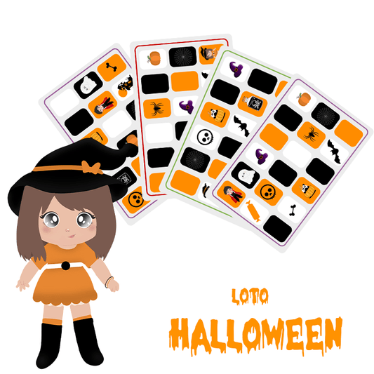 Loto de Halloween - Alonaly