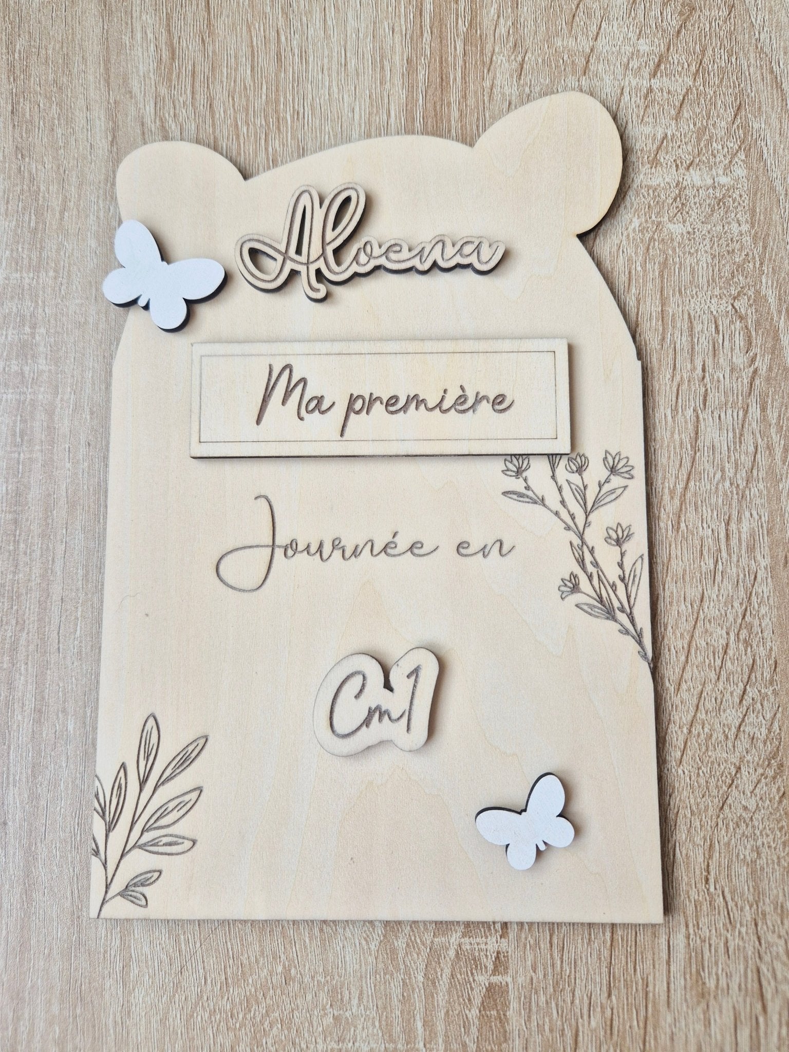 Pancarte d'école personnalisée - Alonaly