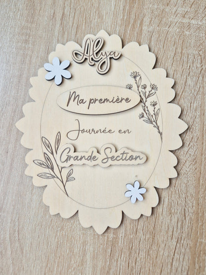 Pancarte d'école personnalisée - Alonaly