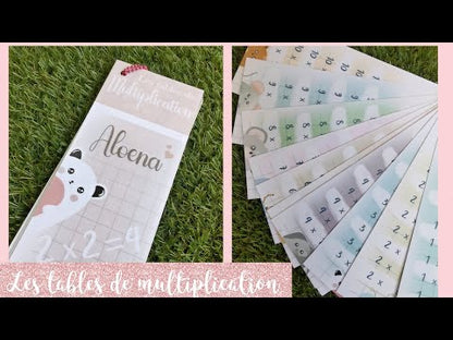 Tables de multiplication ROSE