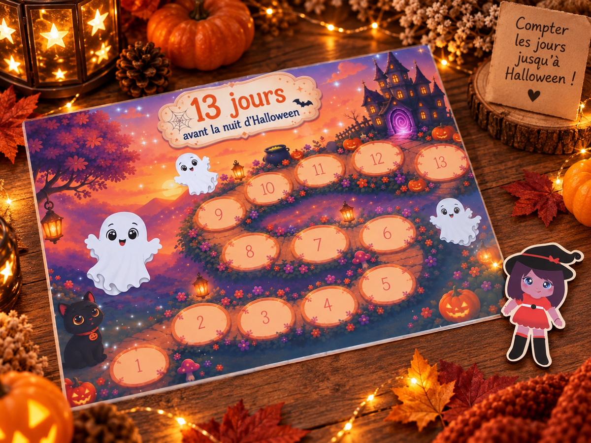 Compteur à Dodo d’Halloween – Version Luna la Sorcière