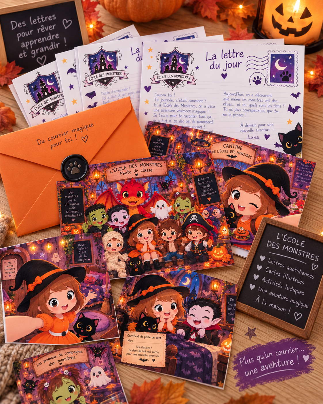 Le Courrier des Monstres – 12 jours de magie avant Halloween | PDF à imprimer