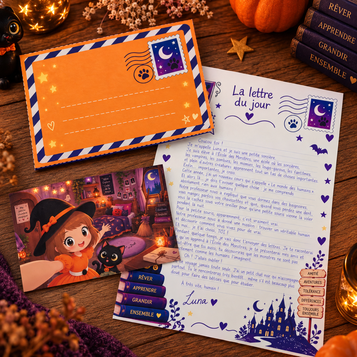Le Courrier des Monstres – 12 jours de magie avant Halloween | PDF à imprimer