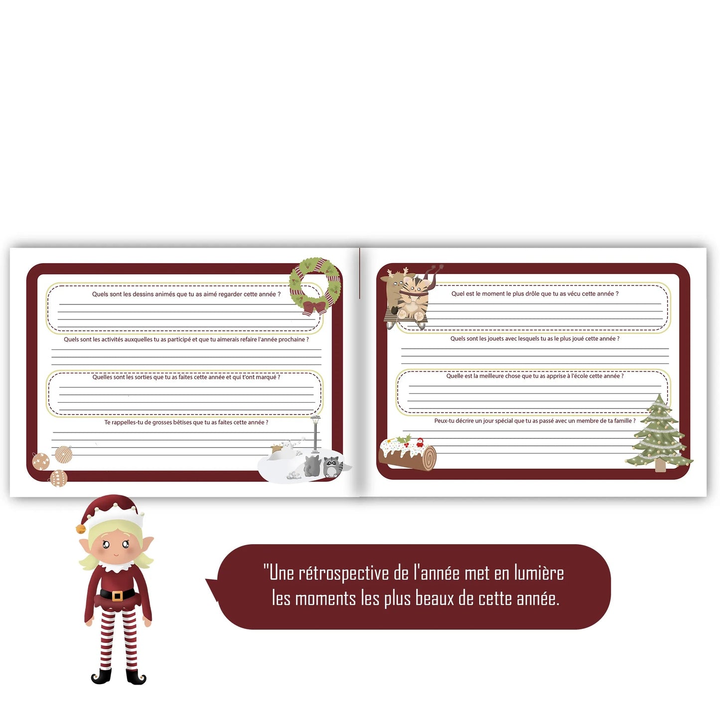 Un Noël enchanté livre souvenirs de Noël - Alonaly
