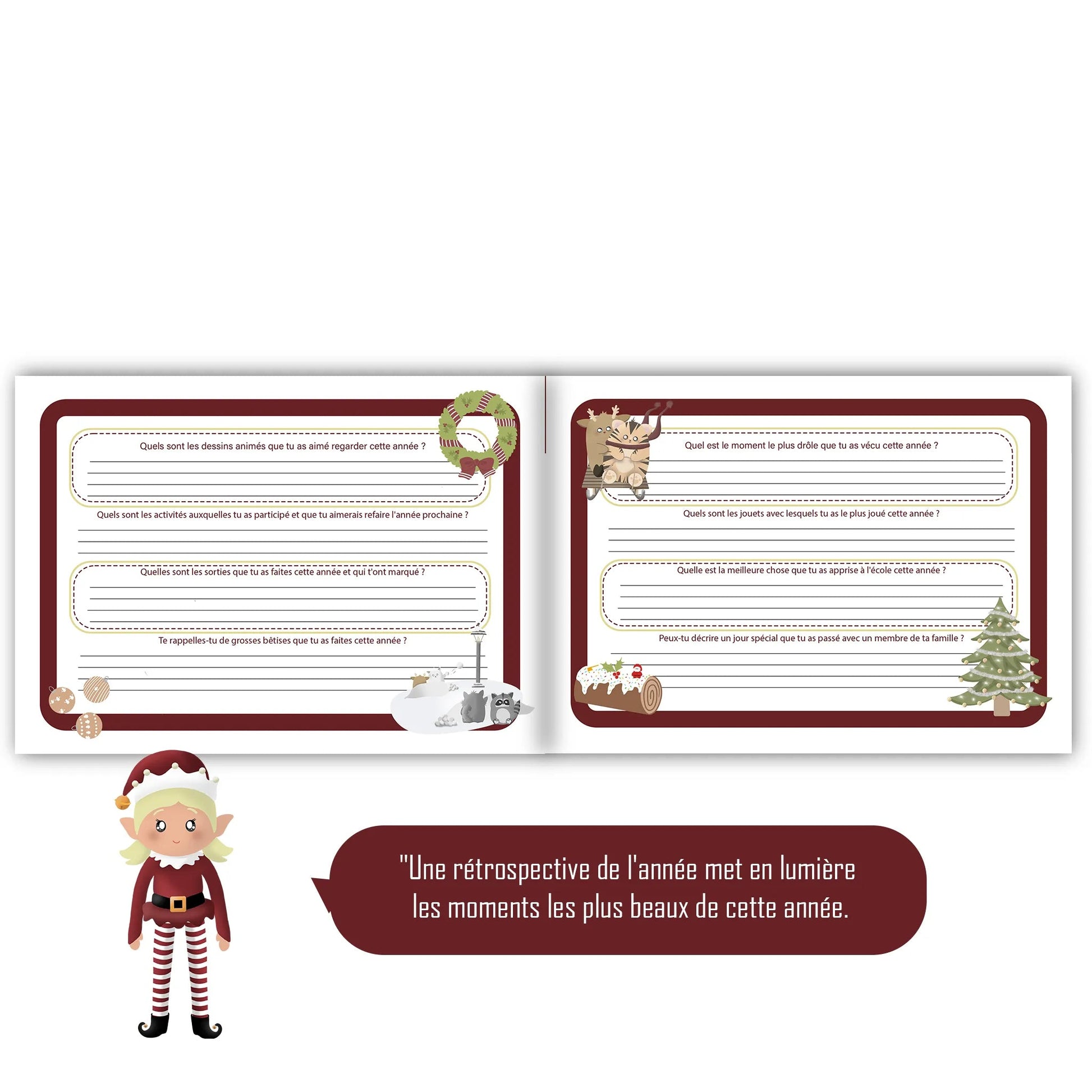 Un Noël enchanté livre souvenirs de Noël - Alonaly