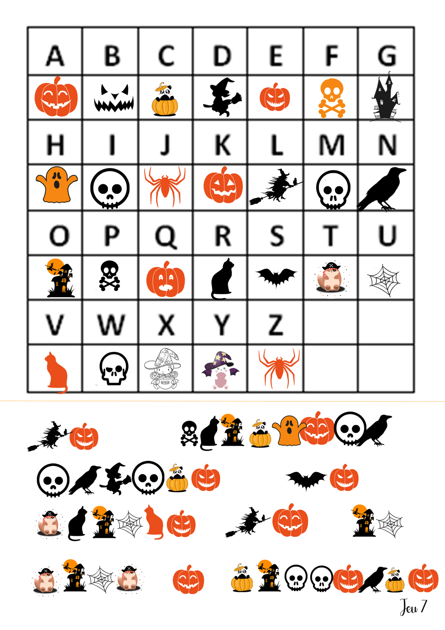 Chasse aux trésors halloween - Alonaly
