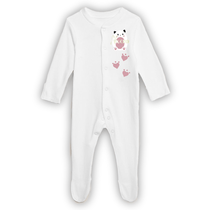 Tenue de naissance à personnaliser Ours/Panda - Alonaly